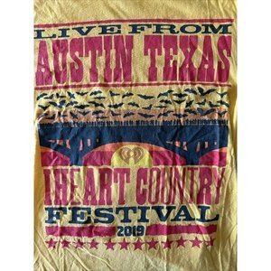 2019 I Heart Country Festival T Shirt Size M